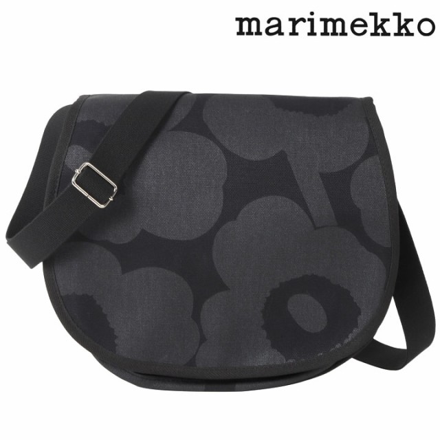 マリメッコ marimekko ショルダーバッグ 斜めがけ 肩掛けバッグ レディース ピエニ ウニッコ サリ ブラック コットン 047584 999