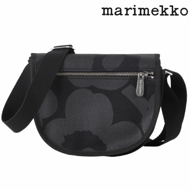 マリメッコ marimekko ショルダーバッグ 斜めがけ 肩掛けバッグ レディース ピエニ ウニッコ ケルトゥ ブラック コットン 048995 999