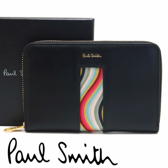 早者勝ち ポールスミス 財布 Paul Smith 二つ折り財布 レディース メンズ レザー マルチカラー ブラック W1a 5216 Aswcen 79 春バーゲン Www Bnooon Com