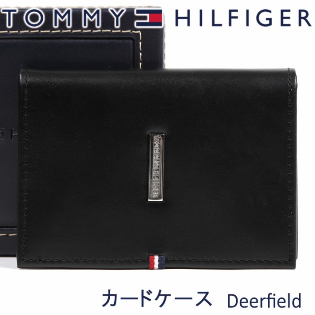 トミーヒルフィガー 名刺入れ TOMMY HILFIGER 名刺ケース カードケース ブラック 31TL20X020 BLACK トミーヒルフィガー 名刺入れ TOMMY HILFIGER 名刺ケース カードケース ブラック 31TL20X020 BLACK