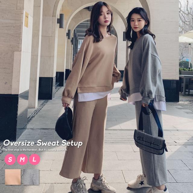 安いそれに目立つ 韓国 セットアップ レディース ルームウェア 上下セット スウェット 秋冬 可愛い おしゃれ ゆったり 体系カバー フレアズボン 韓国ファッ 日本産 Www Themarketleaders Co Il