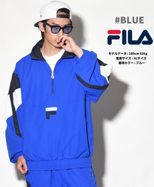 新品即決 Fila フィラ ジャケット メンズ ナイロン ウィンドブレーカー プルオーバー B系 ファッション ストリート系