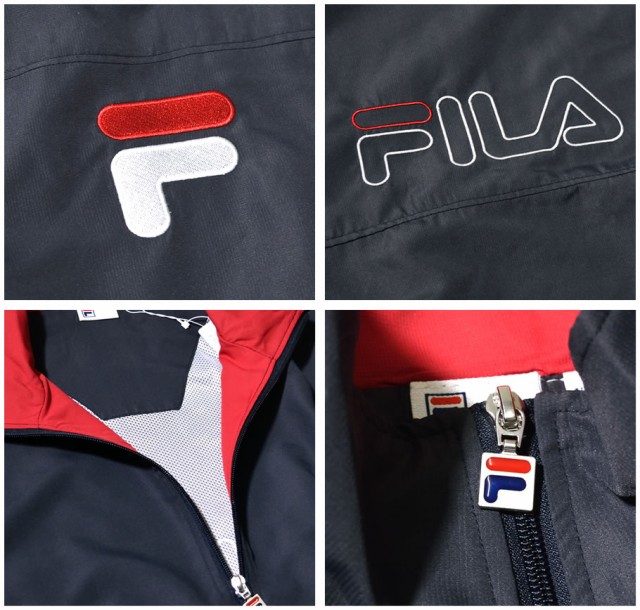 新品即決 Fila フィラ ジャケット メンズ ナイロン ウィンドブレーカー プルオーバー B系 ファッション ストリート系