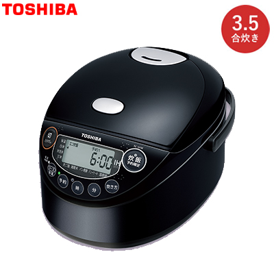 激安ブランド 送料無料 東芝 3 5合炊き Ihジャー炊飯器 Rc 6xm K ブラック 流行に Olsonesq Com