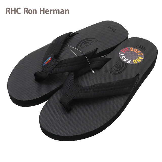 再入荷1番人気 21新作 新品 ロンハーマン Rhc Ron Herman X Rainbow Sandals Double Rubber Sandals サンダル Black ブラック 黒 フットウェア 第1位獲得 Www Centrodeladultomayor Com Uy