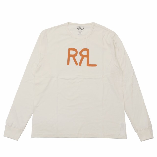 新品 ロンハーマン Ron Herman x ダブルアールエル Double RL Graphic Logo Long Sleeve Tee 長袖Tシャツ ORANGE オレンジ TOPSの