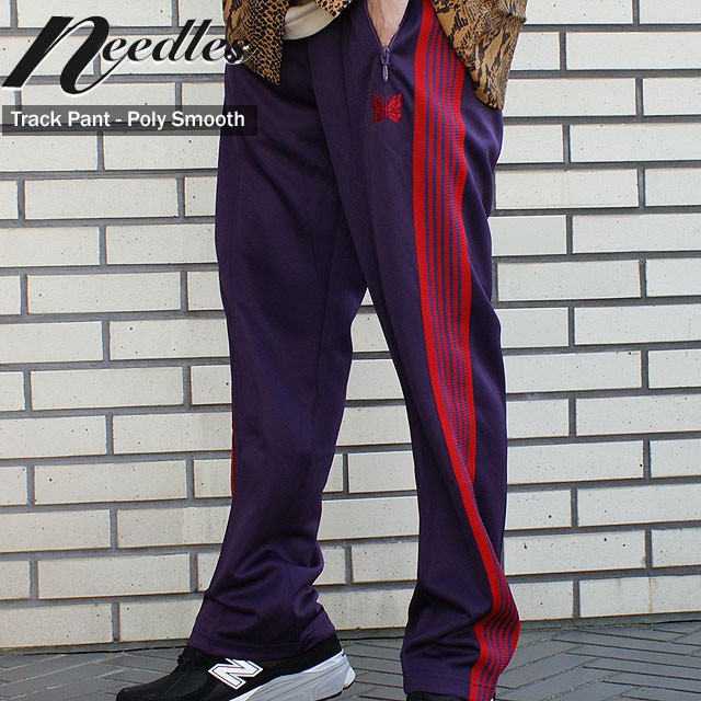 ヒザデルパンツ　S ダークパープル　Dk.purple 赤　needles