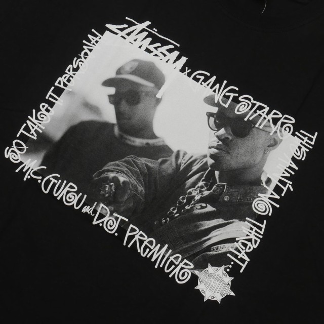 STUSSY×GANG STAR ステューシー ギャングスター Tシャツ サイズM