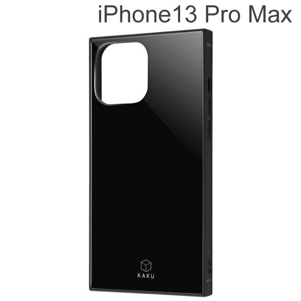 iPhone 13 Pro Max 耐衝撃ハイブリッドケース メール便送料無料 爆安プライス 爆安 KAKU ブラック B INQ-P33K3TB