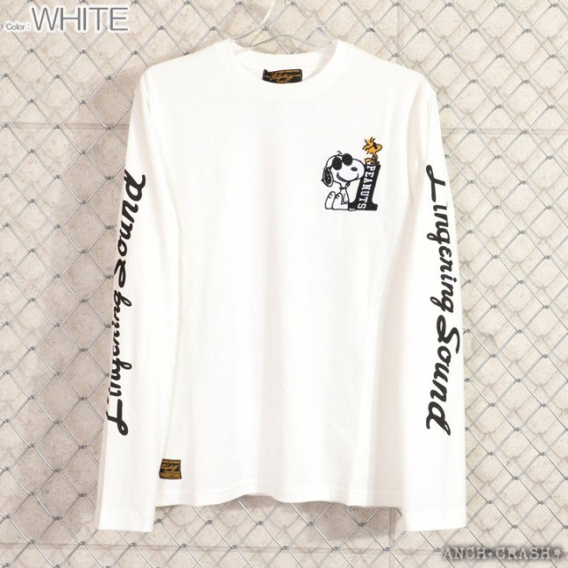 フラッグスタッフ トップス Crashアンククラッシュ 刺繍の通販は Snoopy スヌーピー 送料無料 通販 Tシャツ Staff Flag ロンt 413020 4400円以上のご注文で送料無料 Anch 長袖tシャツ コラボ 商品ロットナンバー 526621207