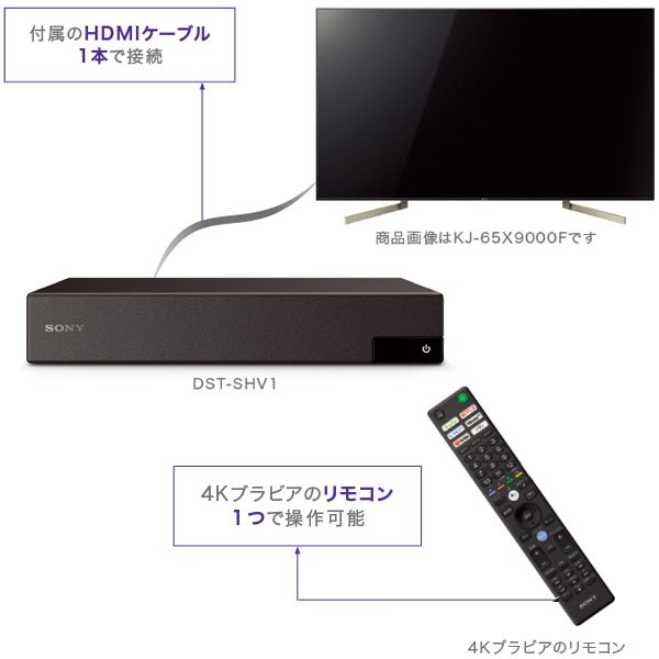 期間限定】 リコメン堂ソニー 地上 BS4K 110度CS4Kチューナー DST-SHV1 代引不可