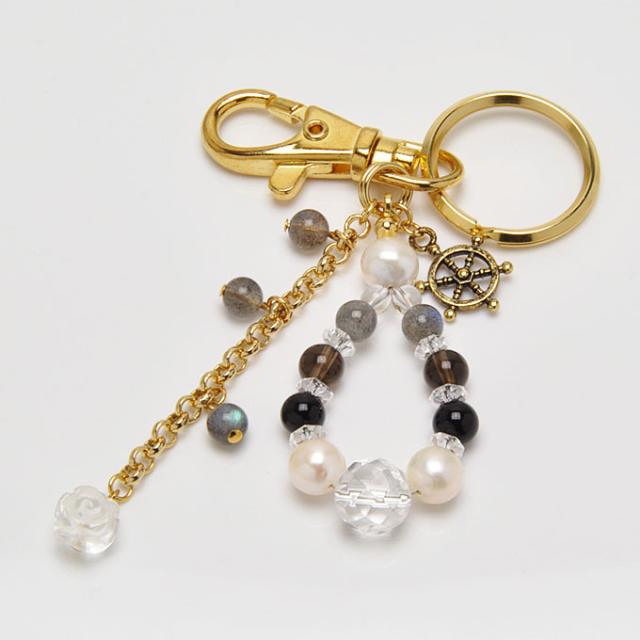 人気カラー再販 水晶 ラブラドライト スモーキークォーツ オニキス パール キーホルダー 天然石 パワーストーン プレゼント対象商品 Tecliaison Com