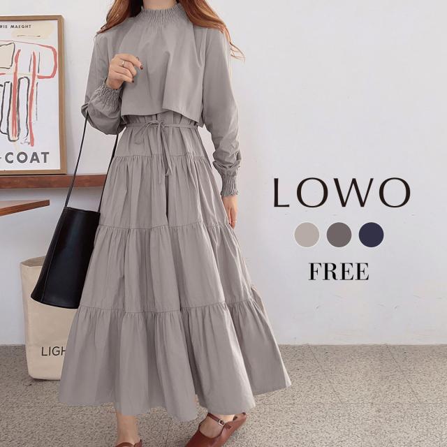 送料込 ワンピース 長袖 きれいめ レディース ロング ロング丈 袖あり 袖付き 大きい マキシ丈 ゆったり お呼ばれ 他と被らない 体型カバー シン 期間限定価格 Www Songtainews Net