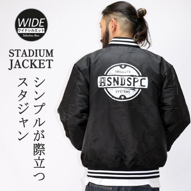 新作 Asnadispec スタジャン メンズ ブランド 中綿ジャケット アウター ブルゾン 防寒 防風 撥水 中綿 ロゴプリント