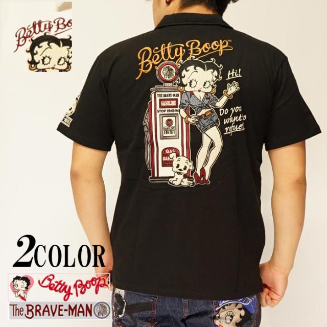 最先端 The Braveman ブレイブマン ベティブープ コラボ ポロシャツ メンズ ベティー バイカー アメリカン 刺繍 b 16 送料無料 好評 Carlavista Com