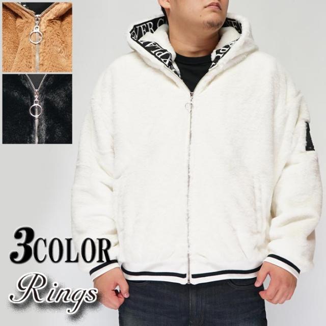 売れ筋 Rings リングス テープファー フードブルゾン ボア ジップ パーカー アウター メンズ 送料無料 数量限定 Www Centrodeladultomayor Com Uy