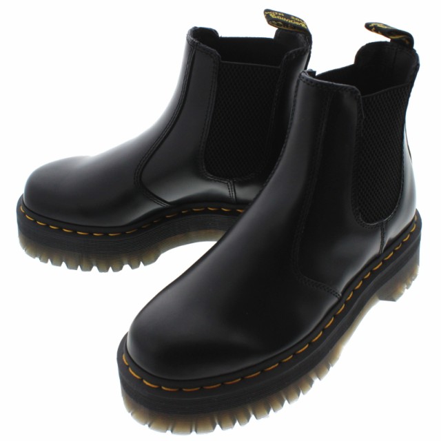 魅了 24687001 クアッド 2976 QUAD ブーツ チェルシー 交換返品送料無料 ドクターマーチン ブラック Dr.Martens-靴・シューズ