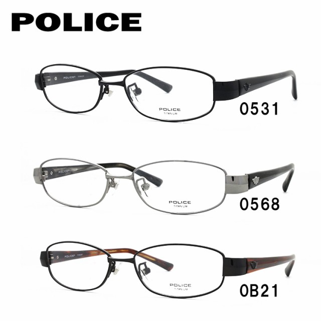 ポリス メガネフレーム POLICE V8777J 52サイズ 国内正規品 オーバルの通販はau PAY マーケット - SUNGLASS ...