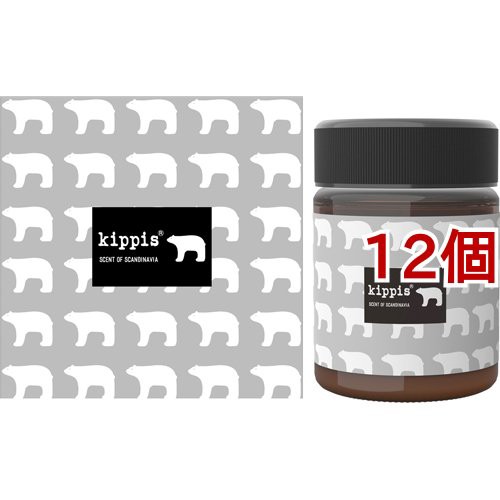 キッピス 髪と肌のトリートメントワックス 心やすらぐ森とハーブの香り(40g*12個セット)[女性用ワックス]