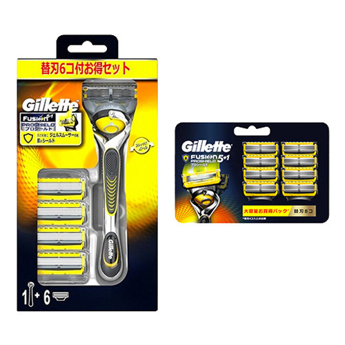 人気満点 ジレットプロシールド 本体 替刃6個付き 替刃8bパック 髭剃り カミソリ 1セット カミソリホルダー さらに値下げ Www Icamek Org