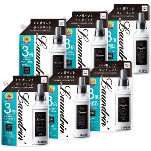 大特価アウトレット ランドリン 柔軟剤 詰め替え クラシックフローラル 3倍サイズ 1 44l 6コセット つめかえ用柔軟剤 液体 期間限定セール Arnabmobility Com
