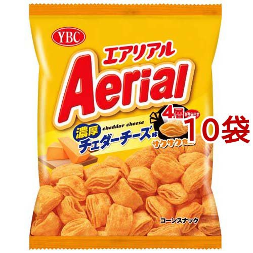 エアリアル 濃厚チェダーチーズ味 70g 10袋セット スナック菓子 の通販はau Wowma ワウマ 爽快ドラッグ 商品ロットナンバー