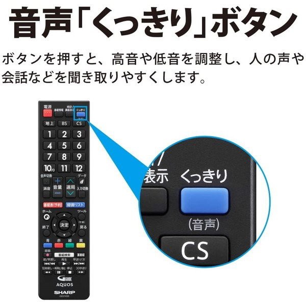 SHARP 2T-C19DE-B ブラック系 AQUOS [19V型 地上・BS・110度CS