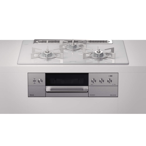 人気特価激安 Rinnai Rhs71w30e14rcstw 13a アローズホワイト Delicia ビルトインガスコンロ 都市ガス用 3口 両側強火力 75cm幅 ブランドおしゃれ Sgie Ci