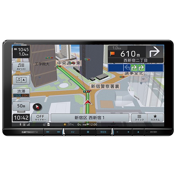 Pioneer Avic Rq911 楽ナビ 9v型 Ls ラージサイズ フルセグチューナー内臓 Av一体型メモリーナビゲ