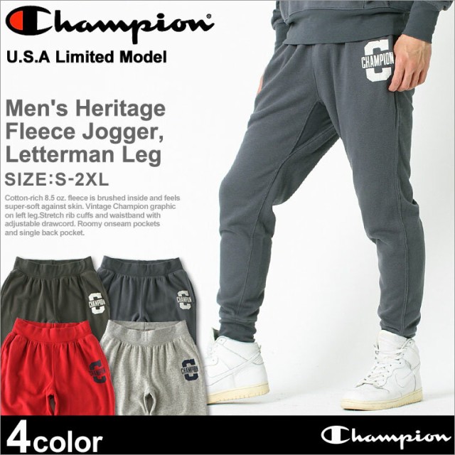 NWT CHAMPION Men/'s Heritage Oxford Cuffed Pocket Sweatpants Large pants jogger