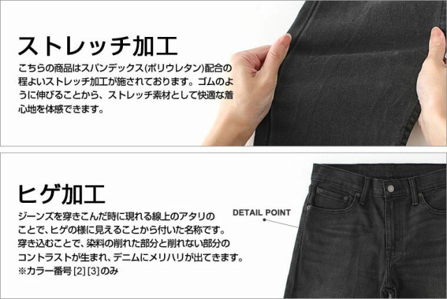 リーバイス 512 デニムパンツ ジッパーフライ ウォッシュ加工