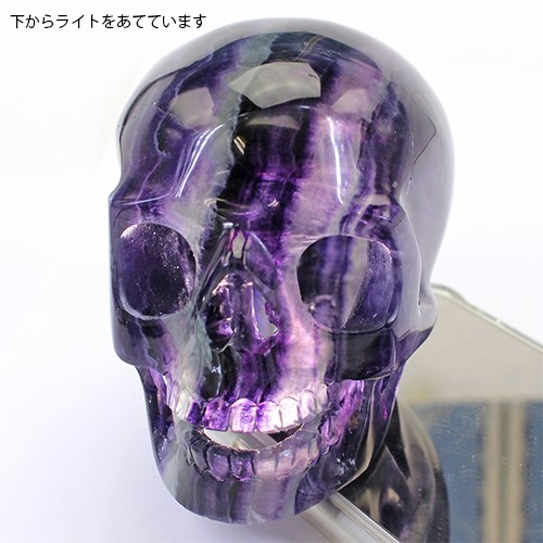 新品セール 素晴らしい彫刻品 フローライト ドクロ スカル 骸骨 置物 〔D60-4〕の通販はau PAY マーケット - シルワ ティリア|商品ロットナンバー:368793223 定番人気お得