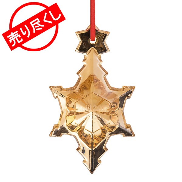 売り尽くし あす着 バカラ Baccarat クリスマスオーナメント ノエル ゴールド クリスマス 雪の結晶 Ornament 永遠の定番モデル クリスタル Noel