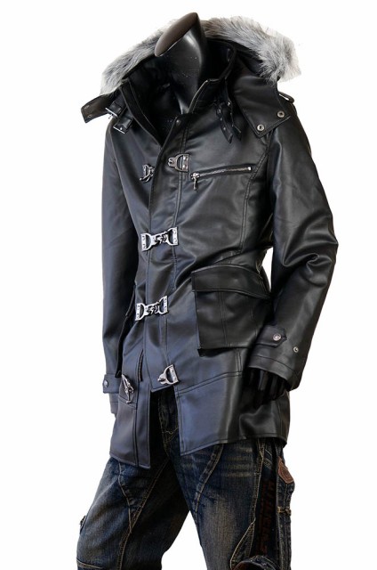 高品質新品 ポイント10倍PUレザー S290905-06 og1の通販はau PAY マーケット - ★SaganStyle★-サガンスタイル-|商品ロットナンバー:276040778 ファイヤーマン コート メンズ ファーコート ミリタリーコート 国産正規品