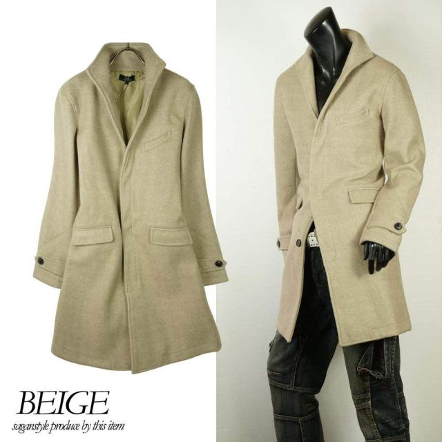タリアンカ コート メンズ 01の通販はau Pay マーケット Saganstyle サガンスタイル 商品 イタリアンカラーコート チェスターコート ジャケット ロングコート メルトンイタリアンカラーコート ンカラー