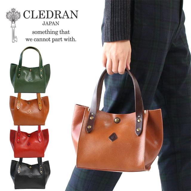 クレドラン バッグ Cledran トートバック Grandi 2way Tote ミニトート コンパクト 手持ち 軽量 本革 レザー 日本製 Cl 3299 504157120 クレドラン Cledran D Fashion