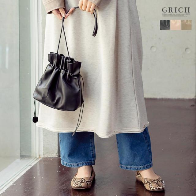 人気ブランド ゆうパケ送料無料 0123 バッグ 巾着 ショルダー 巾着バッグ レディース ミニバッグ フェイクレザー ミニ