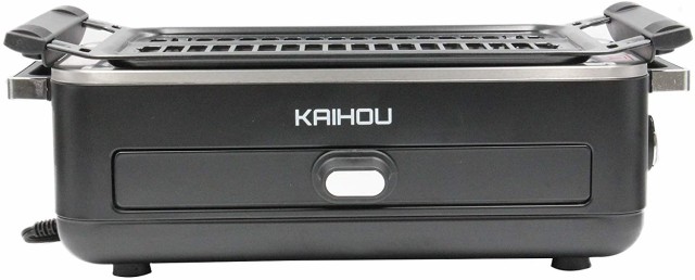 想像を超えての スモークレス 煙が出ない 無煙 焼肉 ホットプレート ロースター グリル ブラック Kh q100bk おしゃれ インテリア 黒 お家 国際ブランド Farmerscentre Com Ng