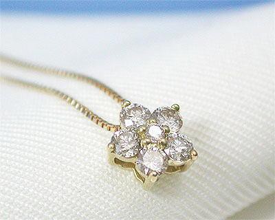●日本正規品● ダイヤモンド 【送料無料】 イエローゴールド K18YG プチネックレス-ネックレス ●日本正規品● ダイヤモンド 【送料無料】 イエローゴールド K18YG プチネックレス-ネックレス