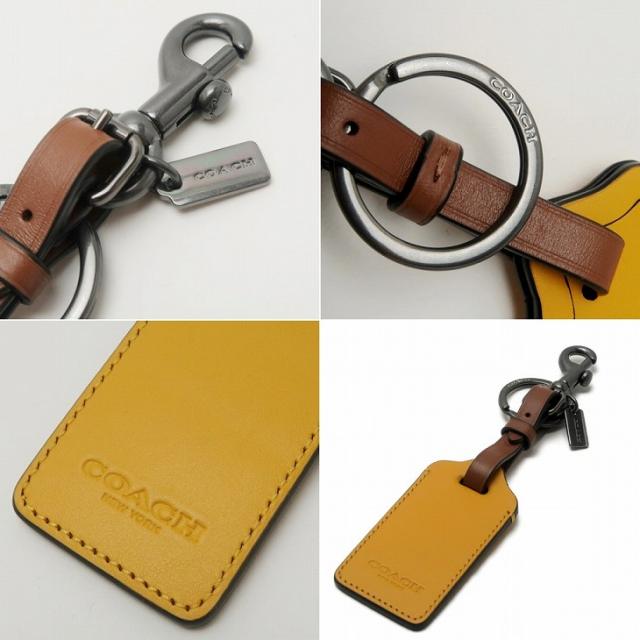 魅力的な コーチ Coach キーリング メンズ キーホルダー ラゲッジタグ レザー 1274qbr0t ネコポス ブランド 人気 驚きの安さ Arnabmobility Com