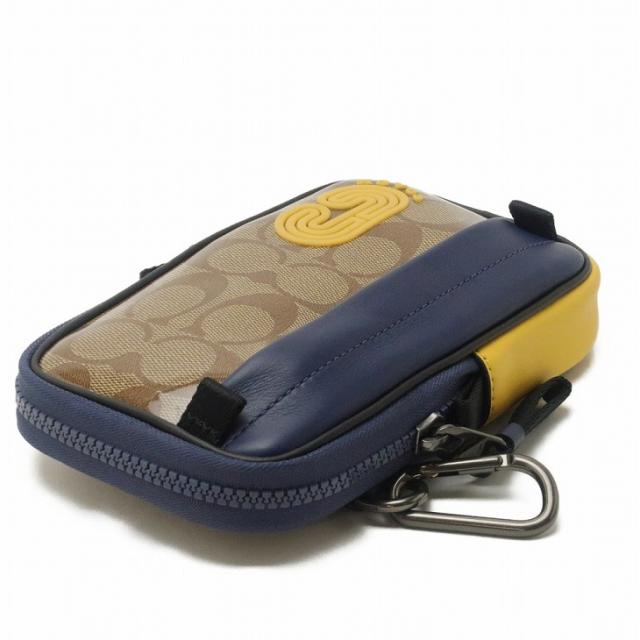 21春夏 コーチ Coach ポーチ メンズ 小物入れ カラビナ ベルトループ Cロゴ ラウンドファスナー シグネチャー 1574qbtam ネコポス ブラン 最終値下げ Www Iacymperu Org