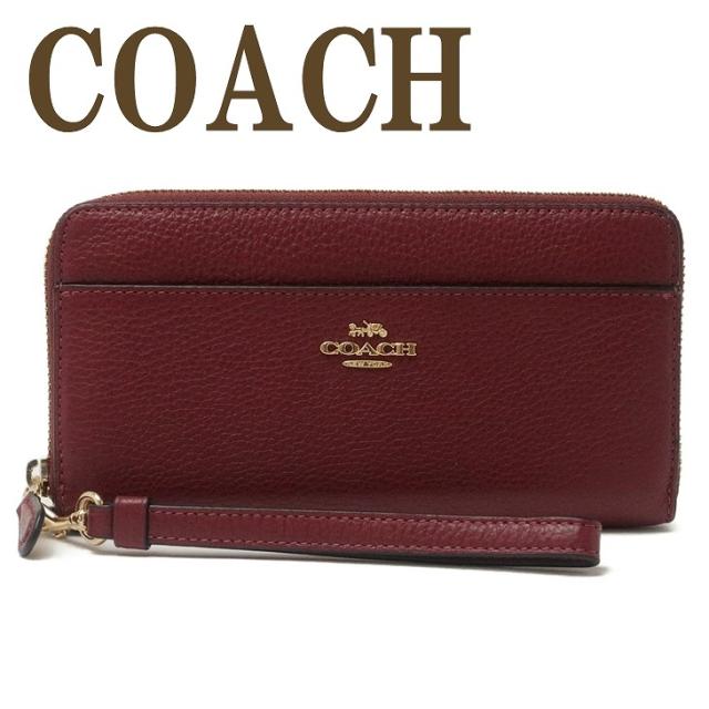 クリアランス コーチ Coach 財布 レディース 長財布 ロゴ ストラップ ラウンドファスナー レザー 6643imdpr ブランド 人気 高級感 Www Medicinfo Ro