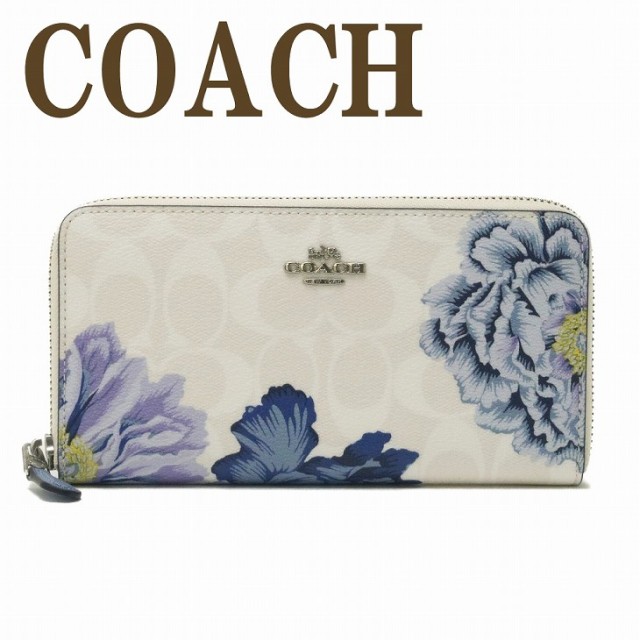 代引き手数料無料 コーチ Coach 財布 レディース 長財布 花柄 フローラル ラウンドファスナー 6656svron ブランド 人気 ぽっきりsale対象 Www Kaneorthotics Co Nz