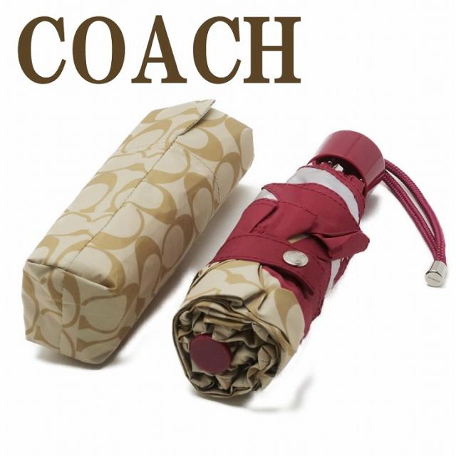 第1位獲得 コーチ Coach 雨傘 日傘 晴雨兼用傘 99 Uvカット 折りたたみ傘 かさ カサ レディース シグネチャー ピンク C4322svsri ブランド 人気 超人気の Galactichallenge Com