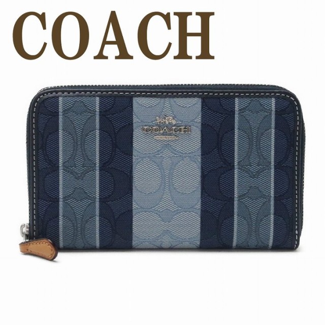 コーチ COACH 財布 レディース 長財布 二つ折り財布 ミドル財布 ラウンドファスナー レザー ロゴ C8419SVF23 ブランド 人気