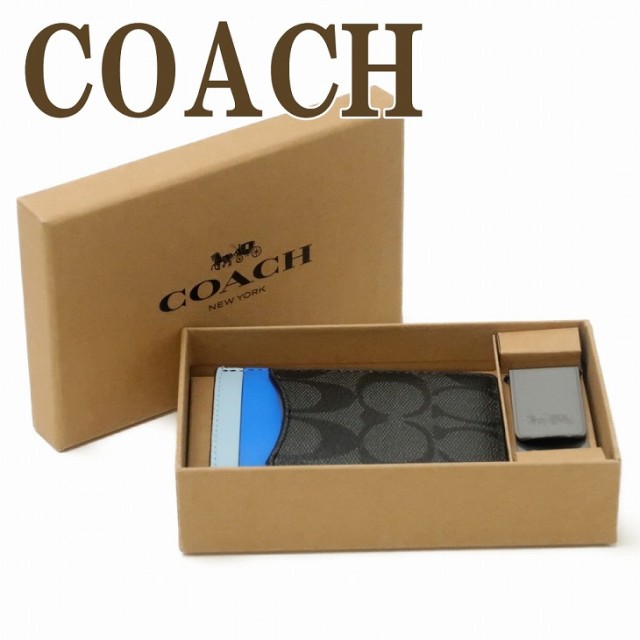 COACH 大人気！！ フラップ カードケース ブラック 名刺入れ 新品+