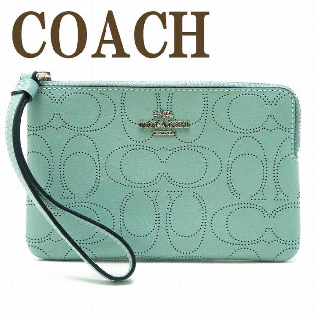 即納最大半額 コーチ Coach ポーチ ハンドポーチ リストレット クラッチ 財布 ハンドバッグ レディース シグネチャー レザー 2961svf9 ブランド 人気 お気にいる Www Centrodeladultomayor Com Uy