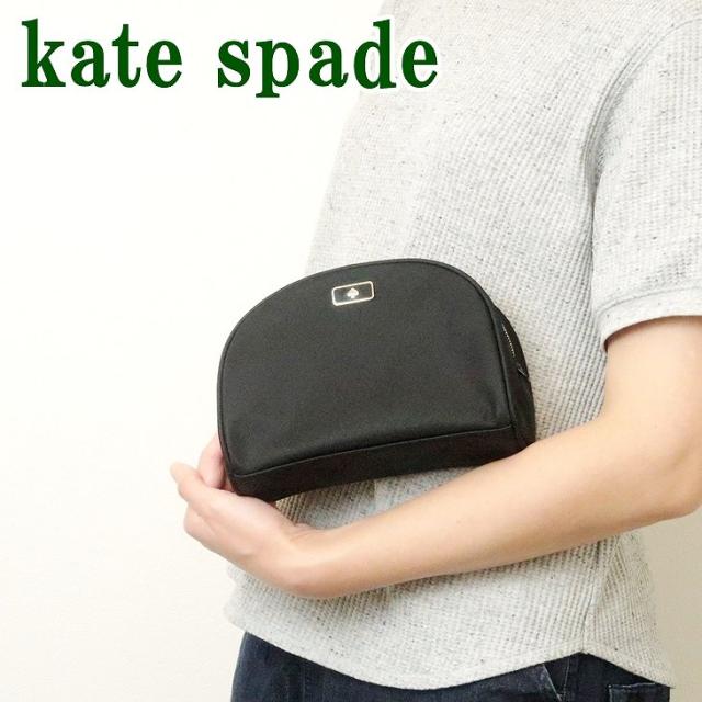 Wlru5624 001 人気 化粧ポーチ コスメポーチ バッグ レディース 通販 ブラック黒 ケイトスペード Katespade ブランド ポーチ クラッチポーチ Basalstim Dk