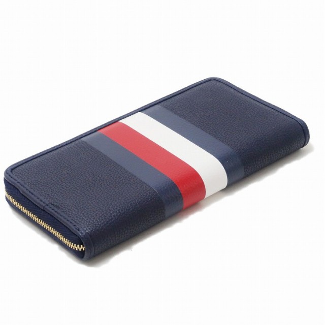 トミーヒルフィガー TOMMY HILFIGER 財布 メンズ 長財布 レディース トリコロール ストライプ TH-6950862-423