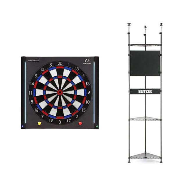 はこぽす対応商品 送料無料 Dartslive 0s セット Bsd31 Bk コーナーダーツスタンド Blitzer ダーツボード Aponyeug Com